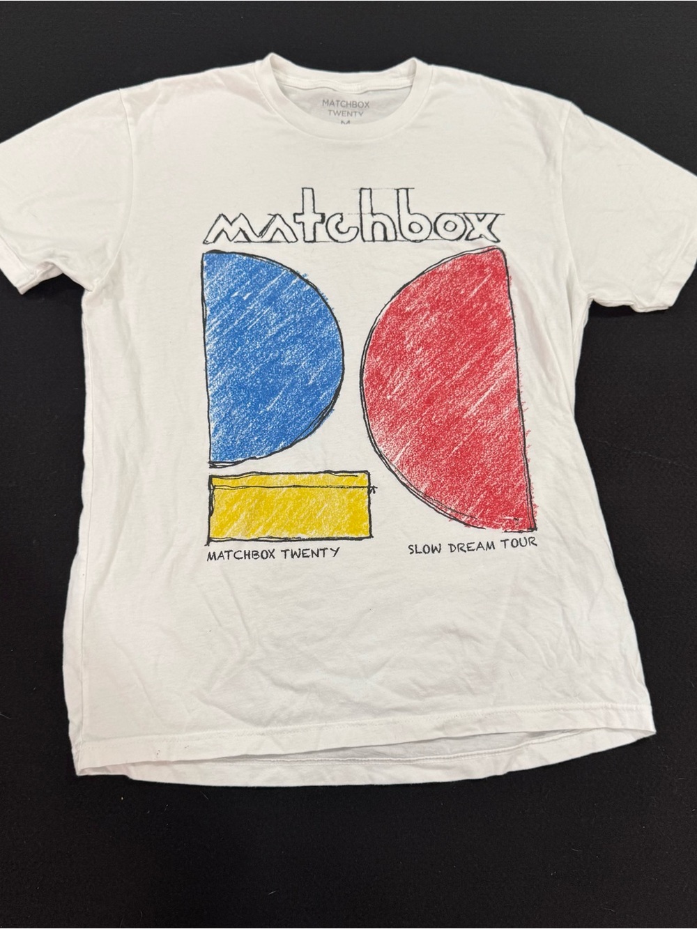 'Slow Dream Tour' Short Sleeve Graphic Tee - White